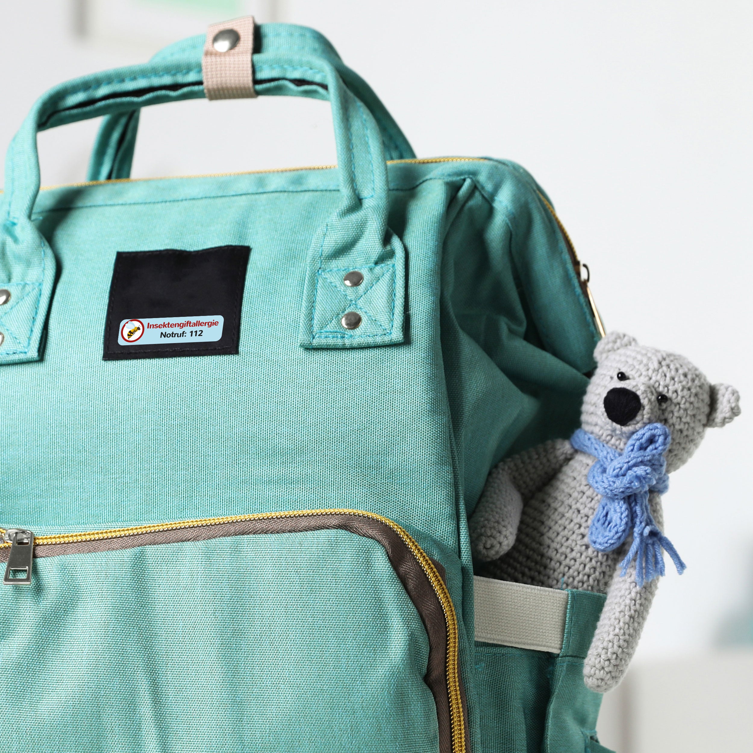 Namensaufkleber für Kinder "verschiedene Allergie & Unverträglichkeiten" (140 Aufkleber) - kinder-druckerei.de