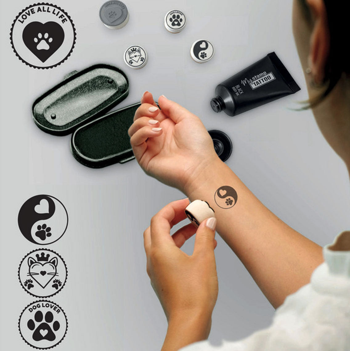 LaDot Tattoostempel-Set "Animal Lovers" - kinder-druckerei.de