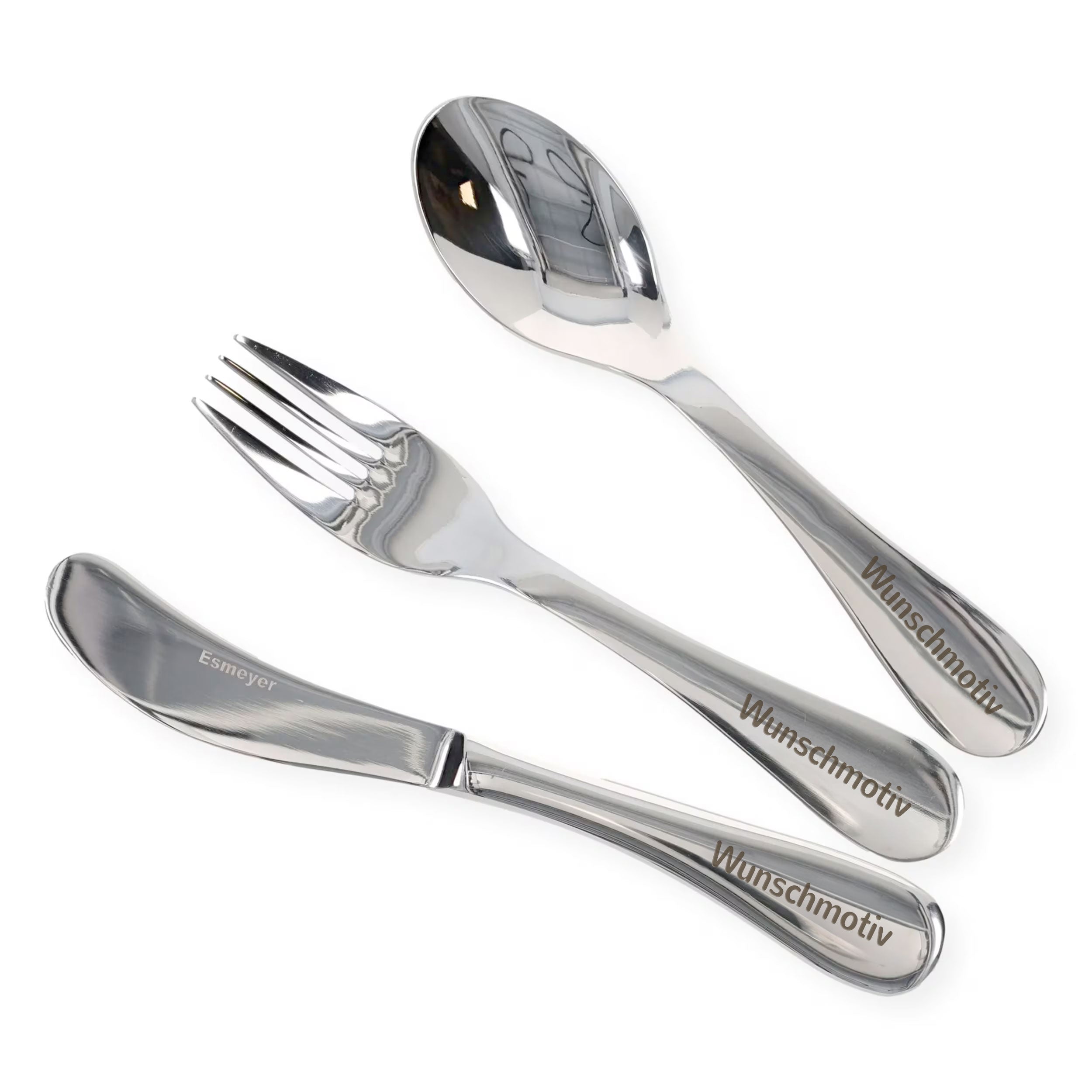 Children's Cutlery Set 3-Piece with Individual Engraving