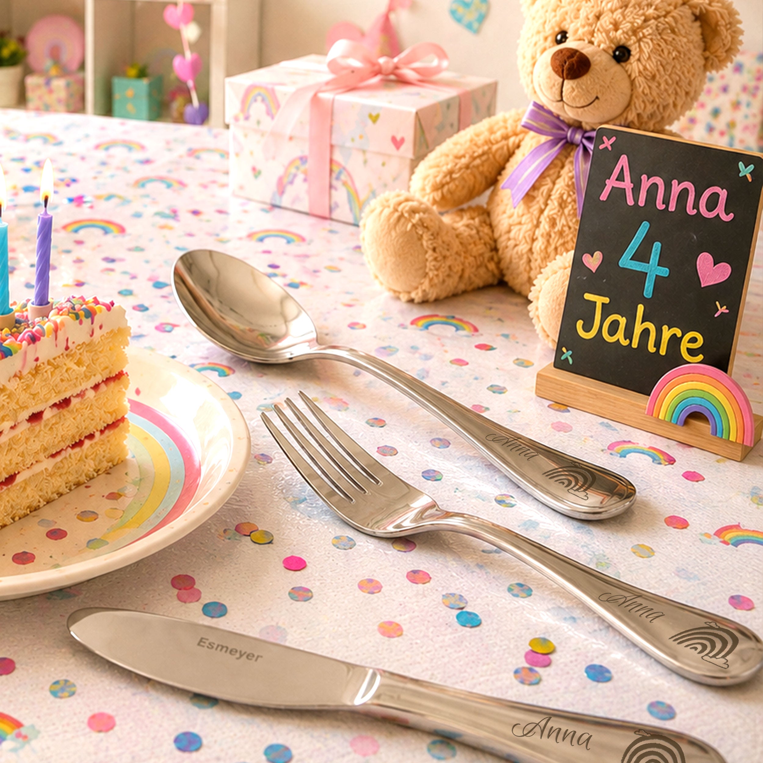 Children's Cutlery Set 3-Piece with Individual Engraving