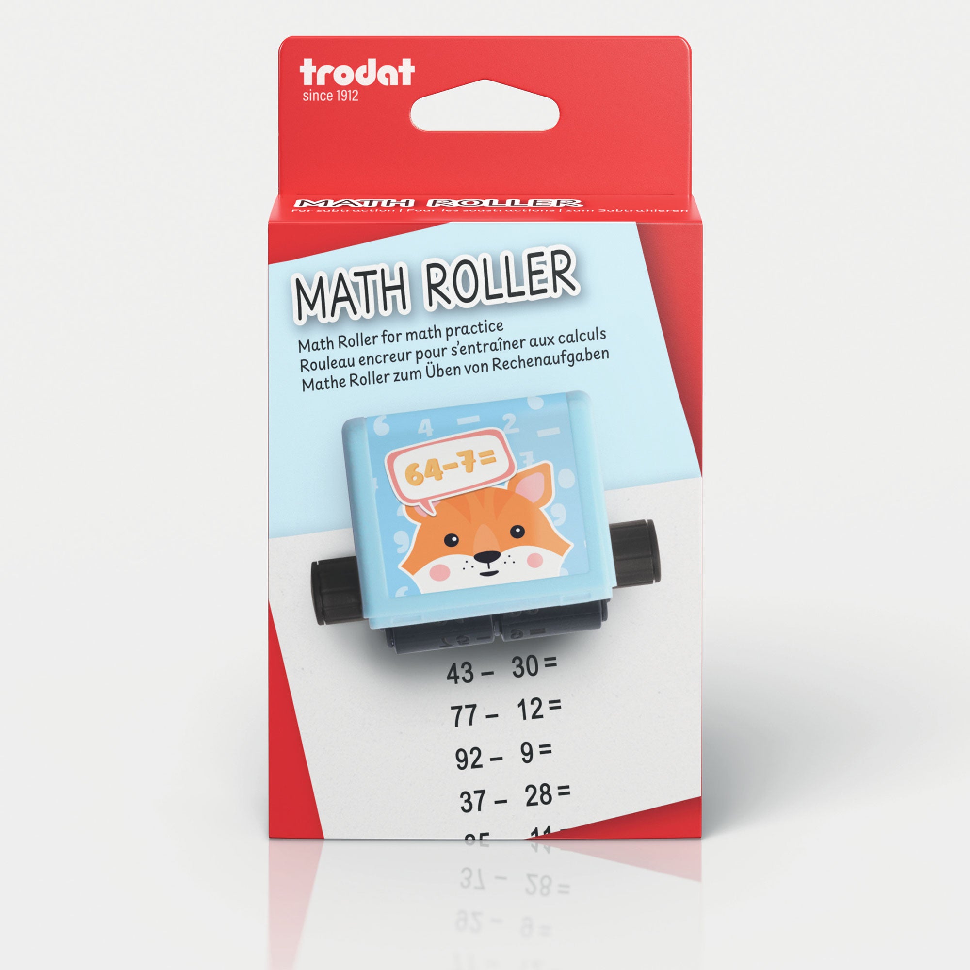 Trodat Mathe Roller – Spielerisch Minusrechnen lernen und üben