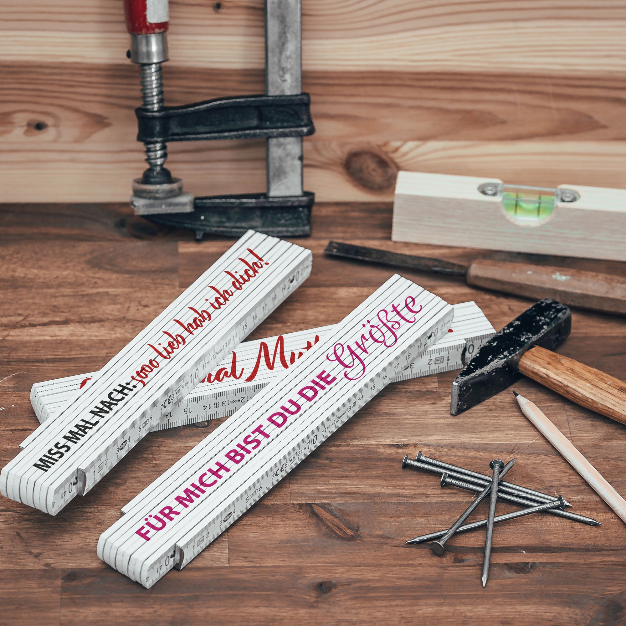 Zollstock / Meterstab für Heimwerker - kinder-druckerei.de