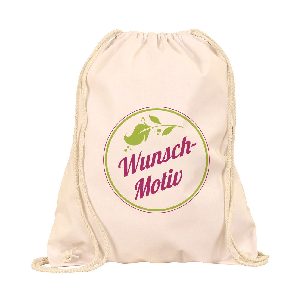 Drawstring Backpack with Custom Print
