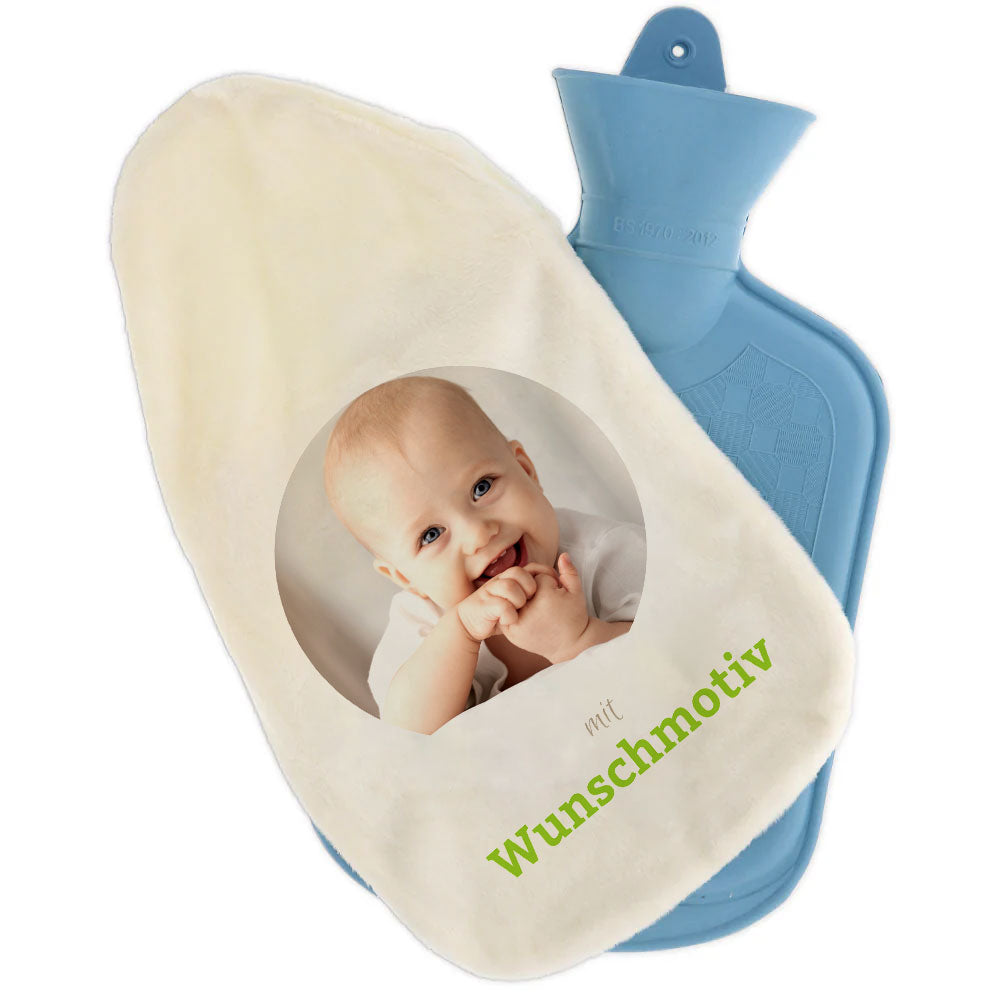 Bouillotte personnalisée avec motif enfant et nom