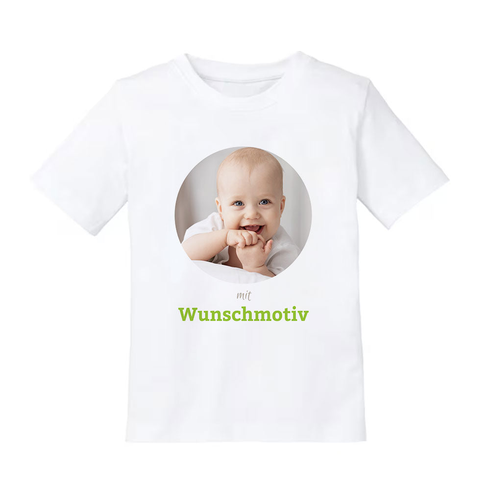 Kinder T-Shirt individuell bedrucken – Vorderseite, Rückseite & Brustdruck