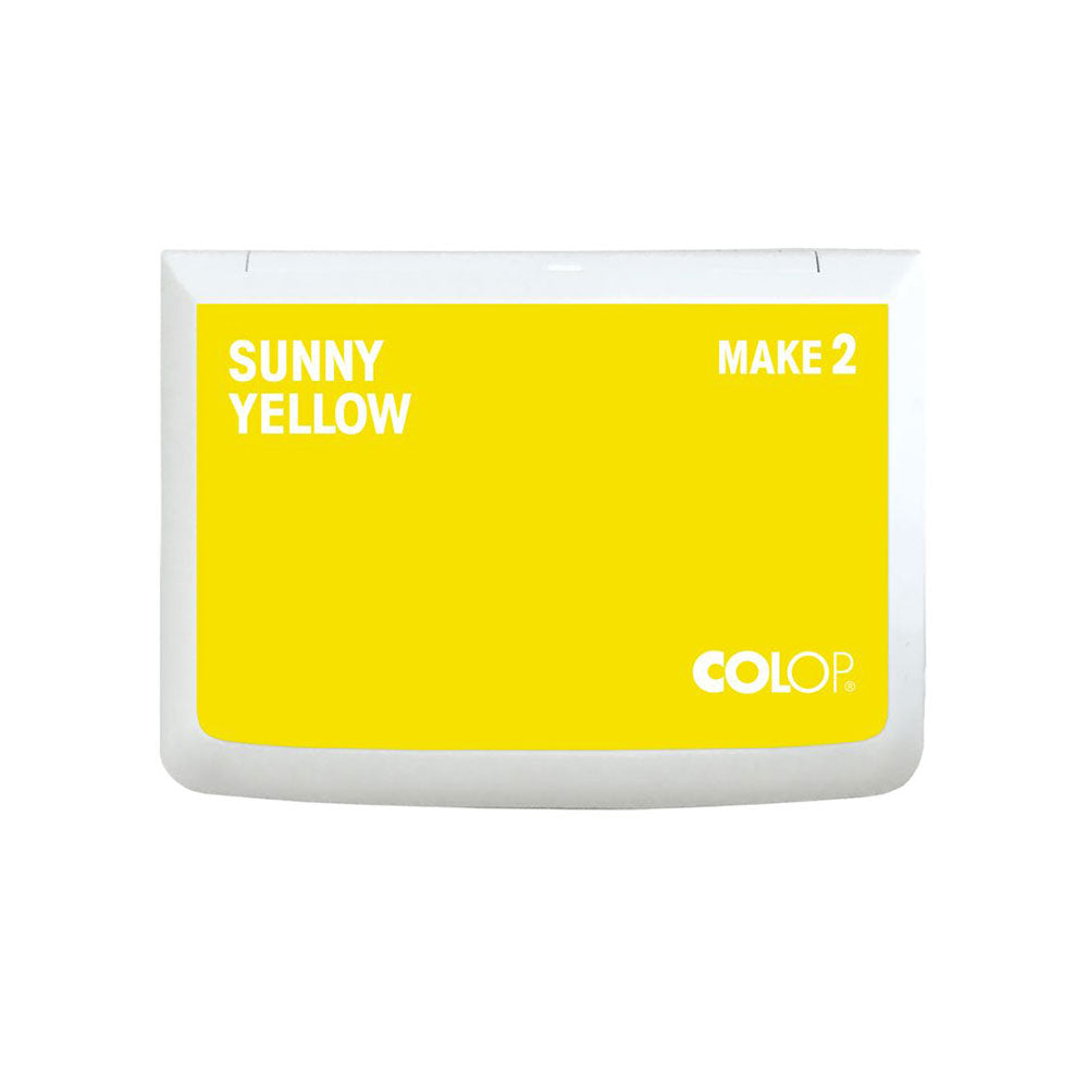 COLOP MAKE Stempelkissen gelb (sunny yellow) - kinder-druckerei.de