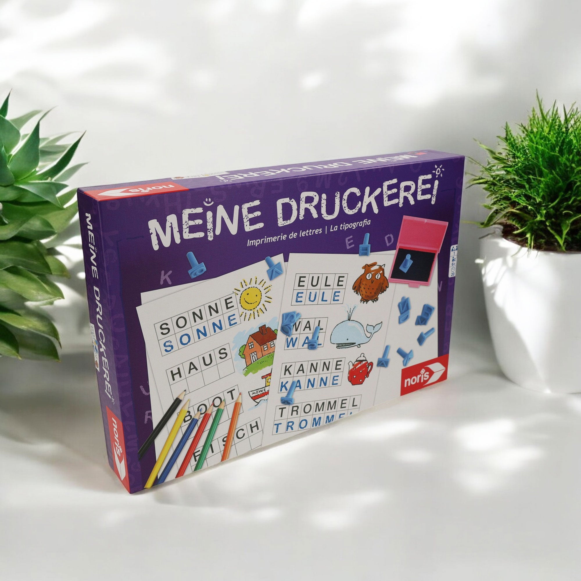 Alphabetstempel „meine Druckerei“ - kinder-druckerei.de