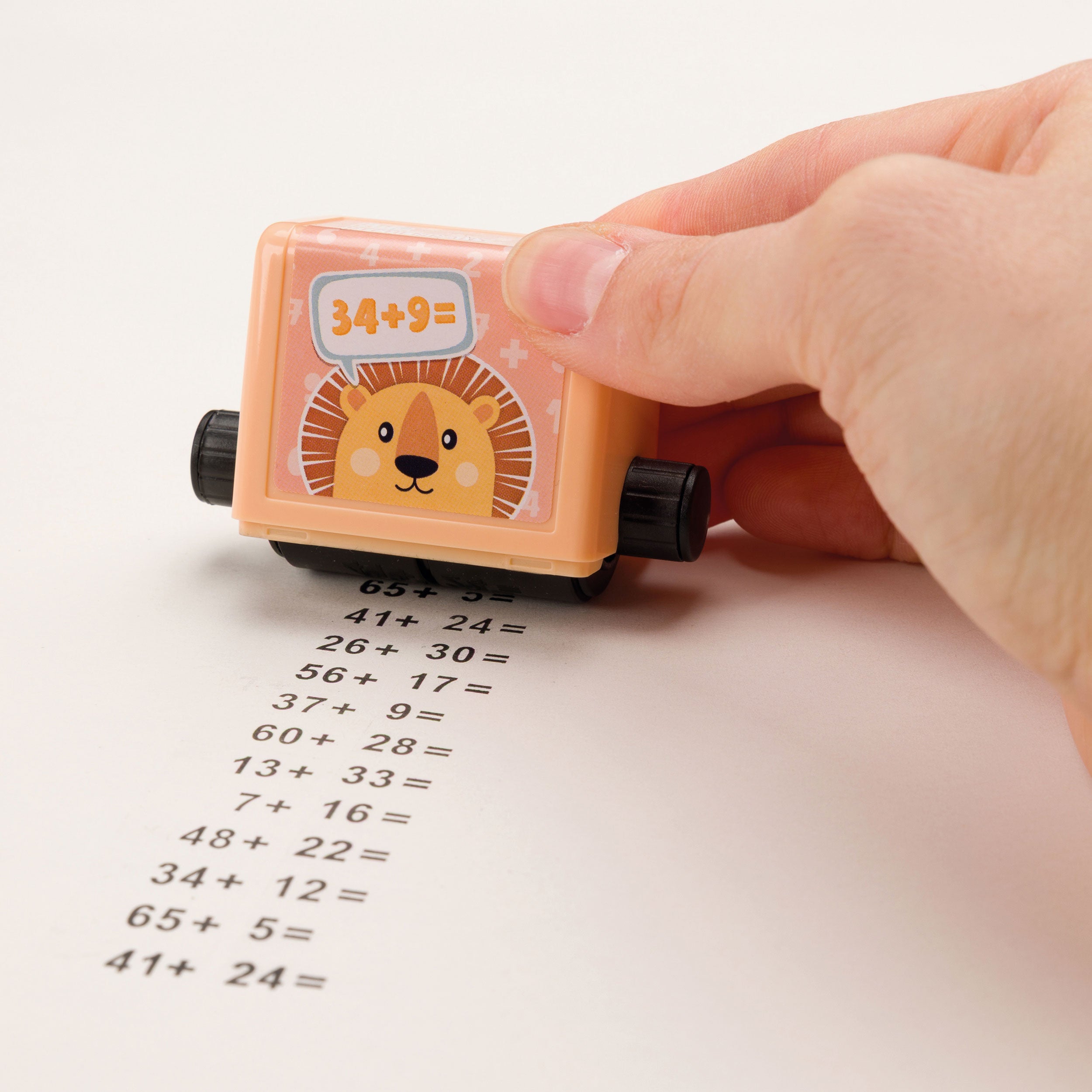 Trodat Little Dots Rechenrally™ Rollstempel Kombiset zum Plus- & Minusrechnen (2 Stück) - kinder-druckerei.de