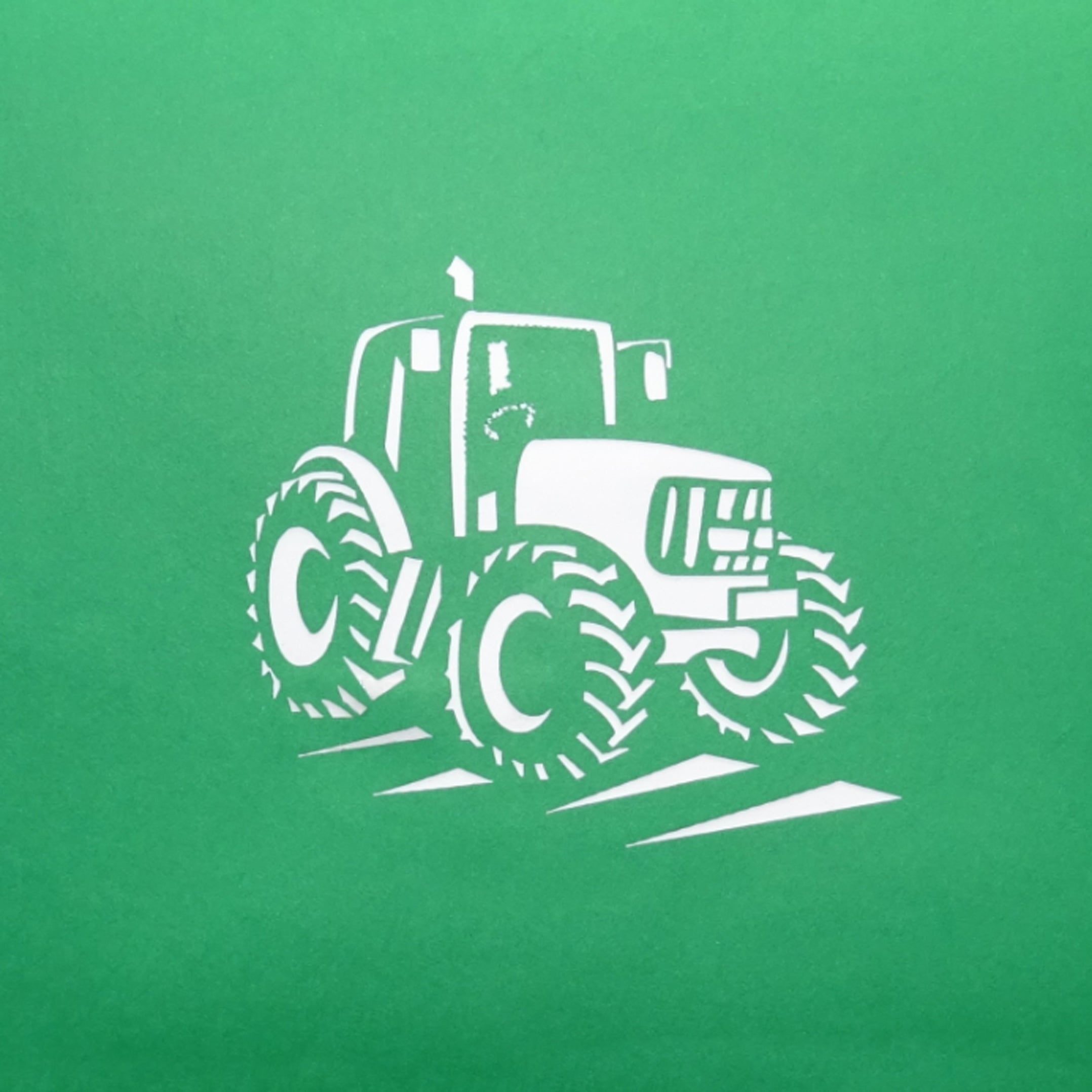 Colognecards Pop-Up Card Tractor