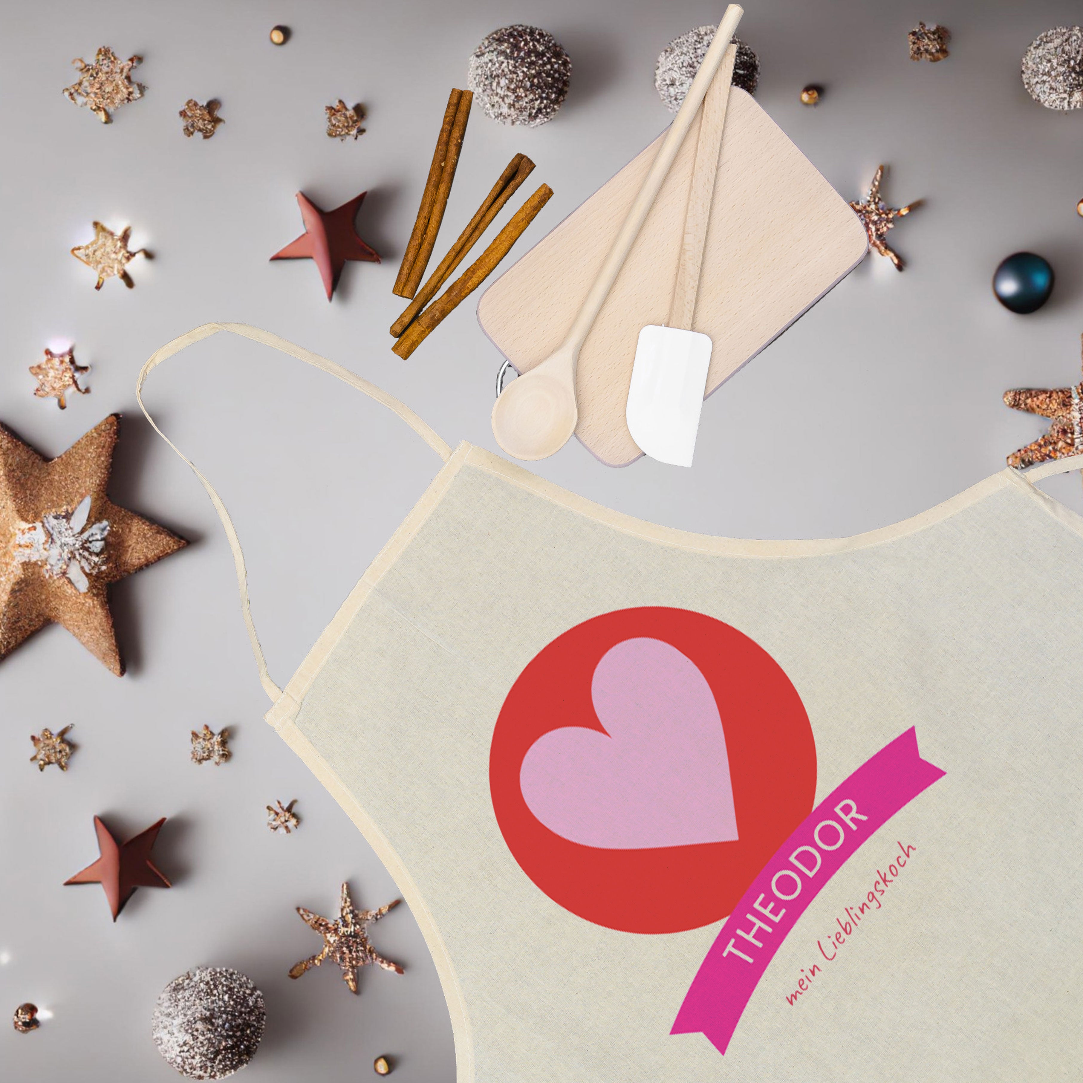 Schürze mit individuellem Druck - kinder-druckerei.de