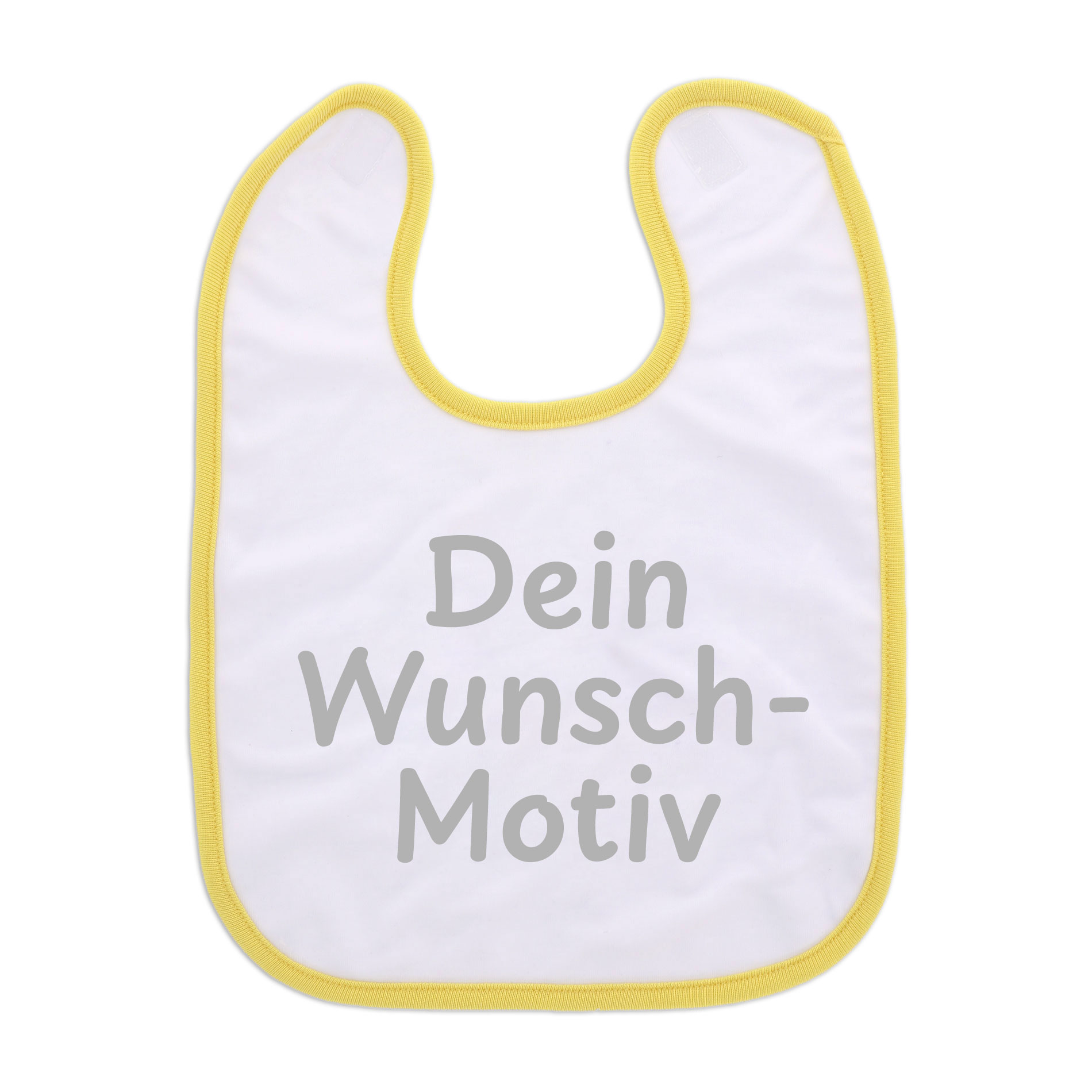 Personalisiertes Babylätzchen mit Wunschmotiv – kinder-druckerei.de