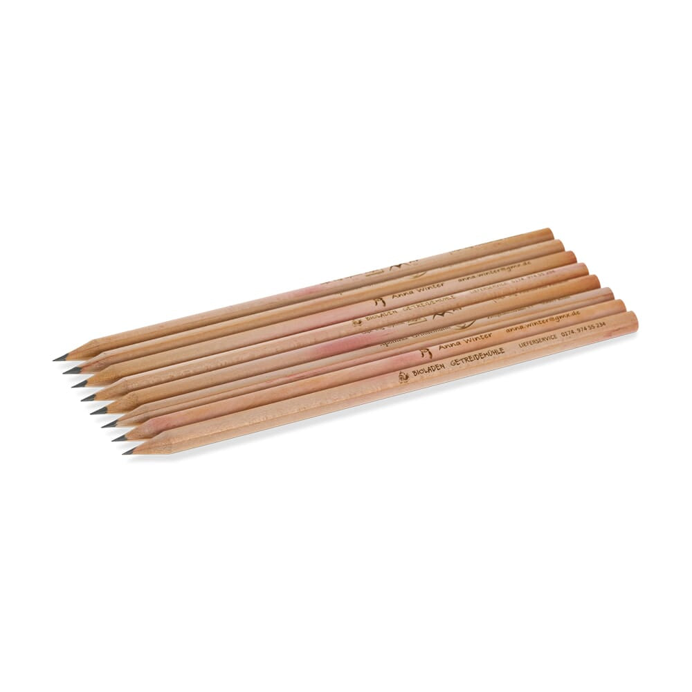 Bleistifte ab 25 Stück (Gravurmaß 80x5 mm) - kinder-druckerei.de