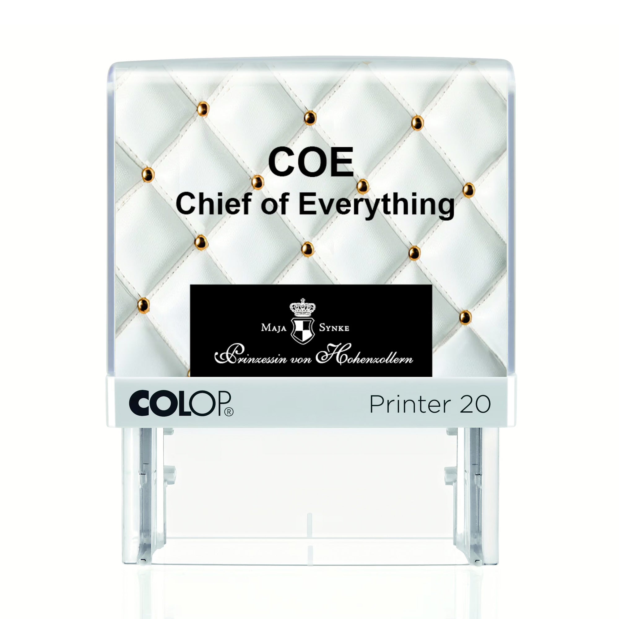 Colop Printer DIY Büro-Stempel Set Office Princess (47x18 mm - 4 Zeilen) - kinder-druckerei.de