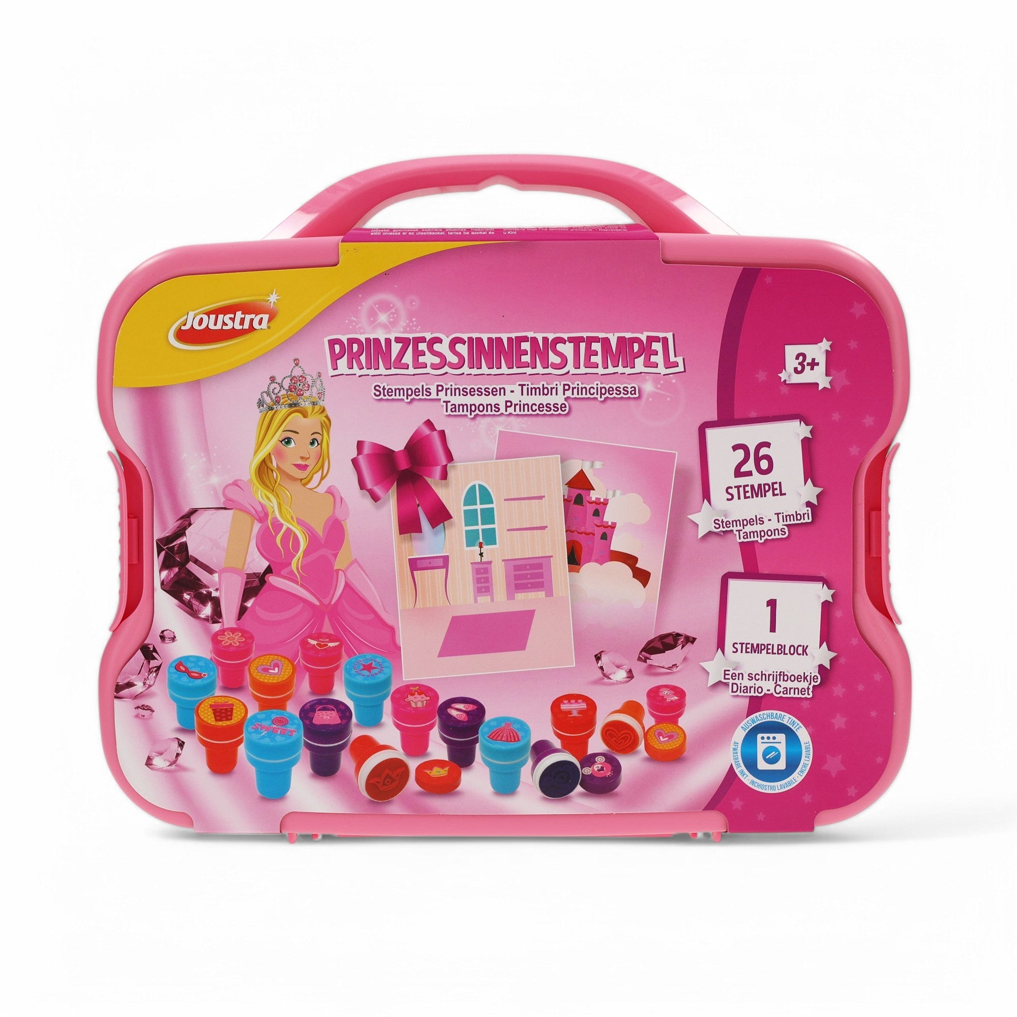 Selbstfärbende Prinzessinnenstempel im Koffer - kinder-druckerei.de