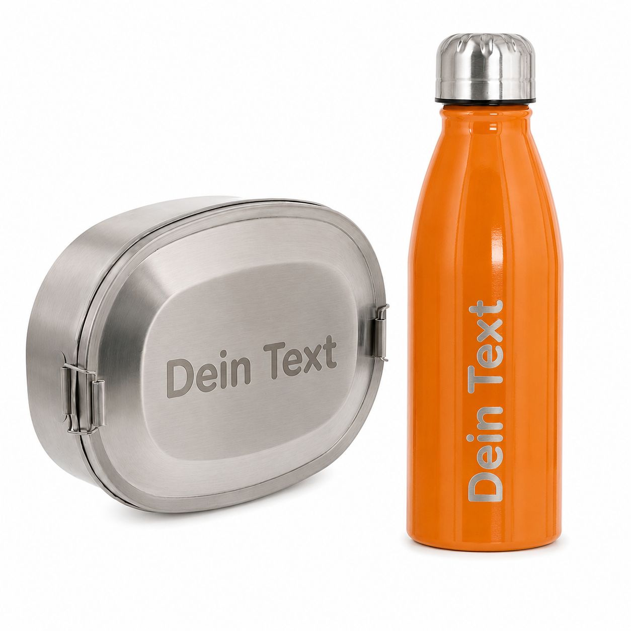 Schüler-SET – Personalisiertes Brotdosen- & Trinkflaschen-Set mit Namen