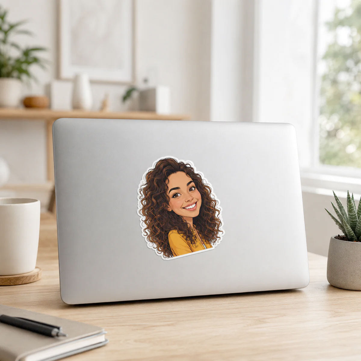 Illustration-Sticker mit Haustier-Motiv