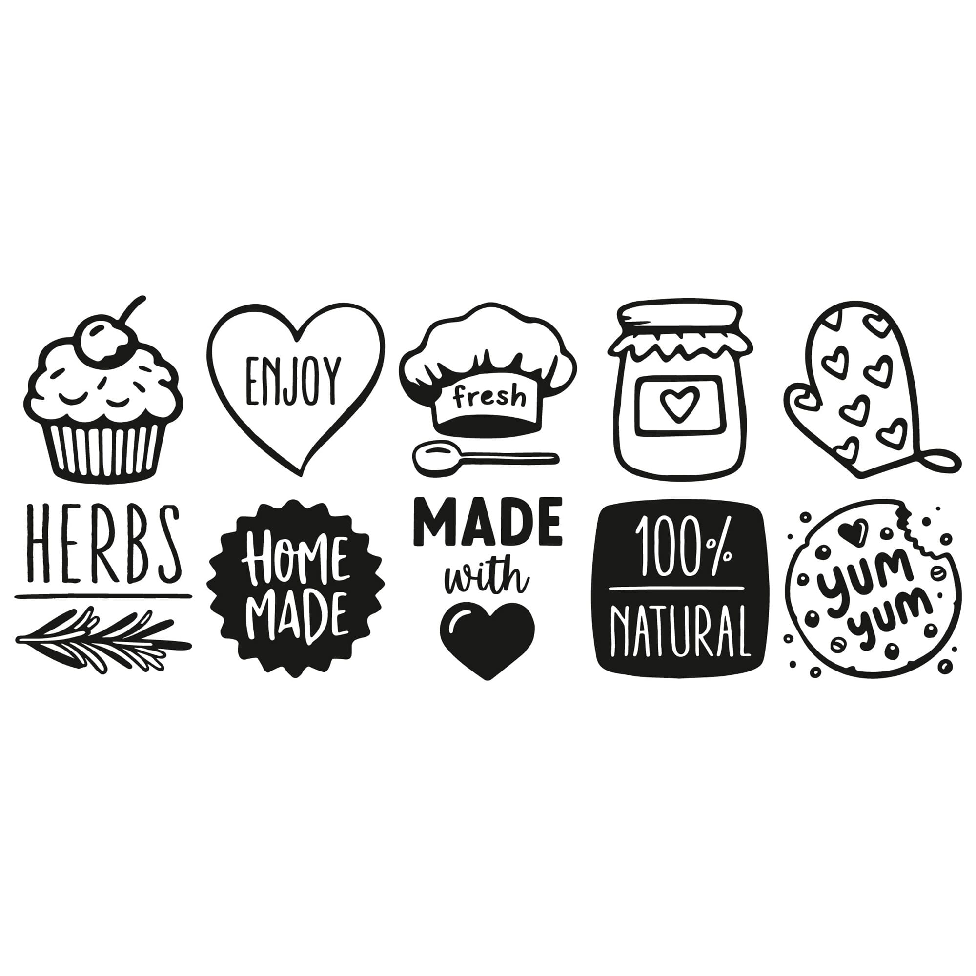 Trodat switch "Selbstgemachtes" DIY Stempel (20x20 mm)