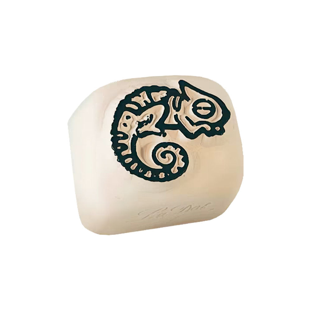 LaDot Stein - "Chameleon" (1,5 x 1,5 cm) - Temporärer Tattoo Stempel - kinder-druckerei.de