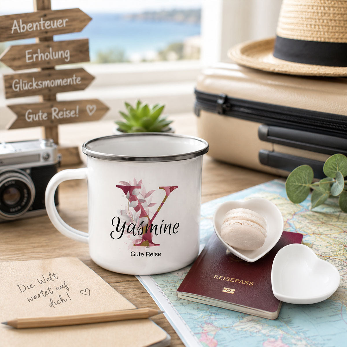 Personalized Enamel Mug
