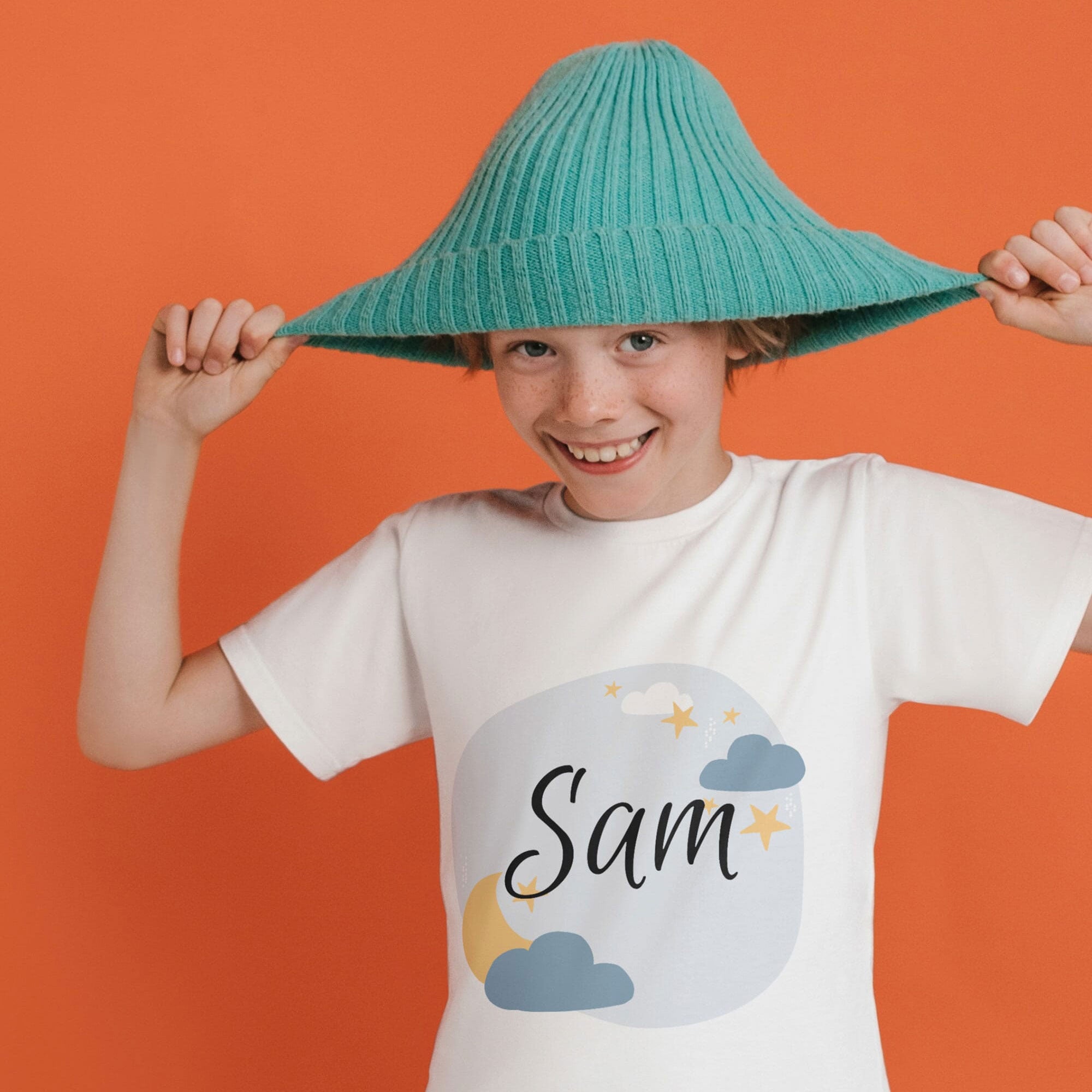 Kinder T-Shirt individuell bedrucken – Vorderseite, Rückseite & Brustdruck