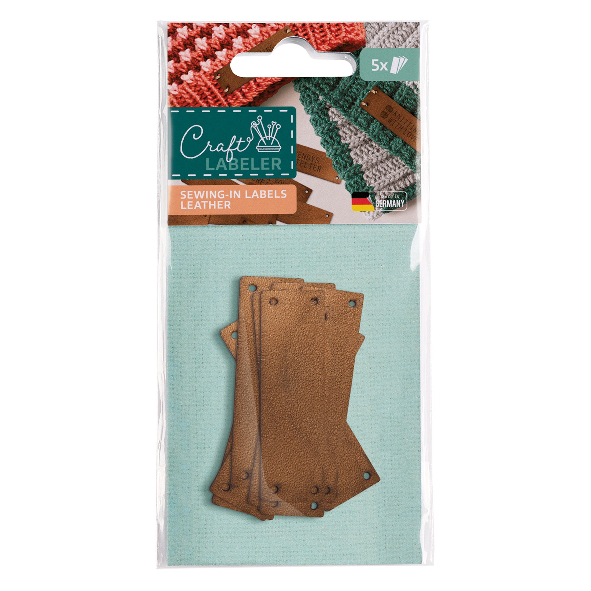 Colop Craft Labeler - Sew-In Labels Leather