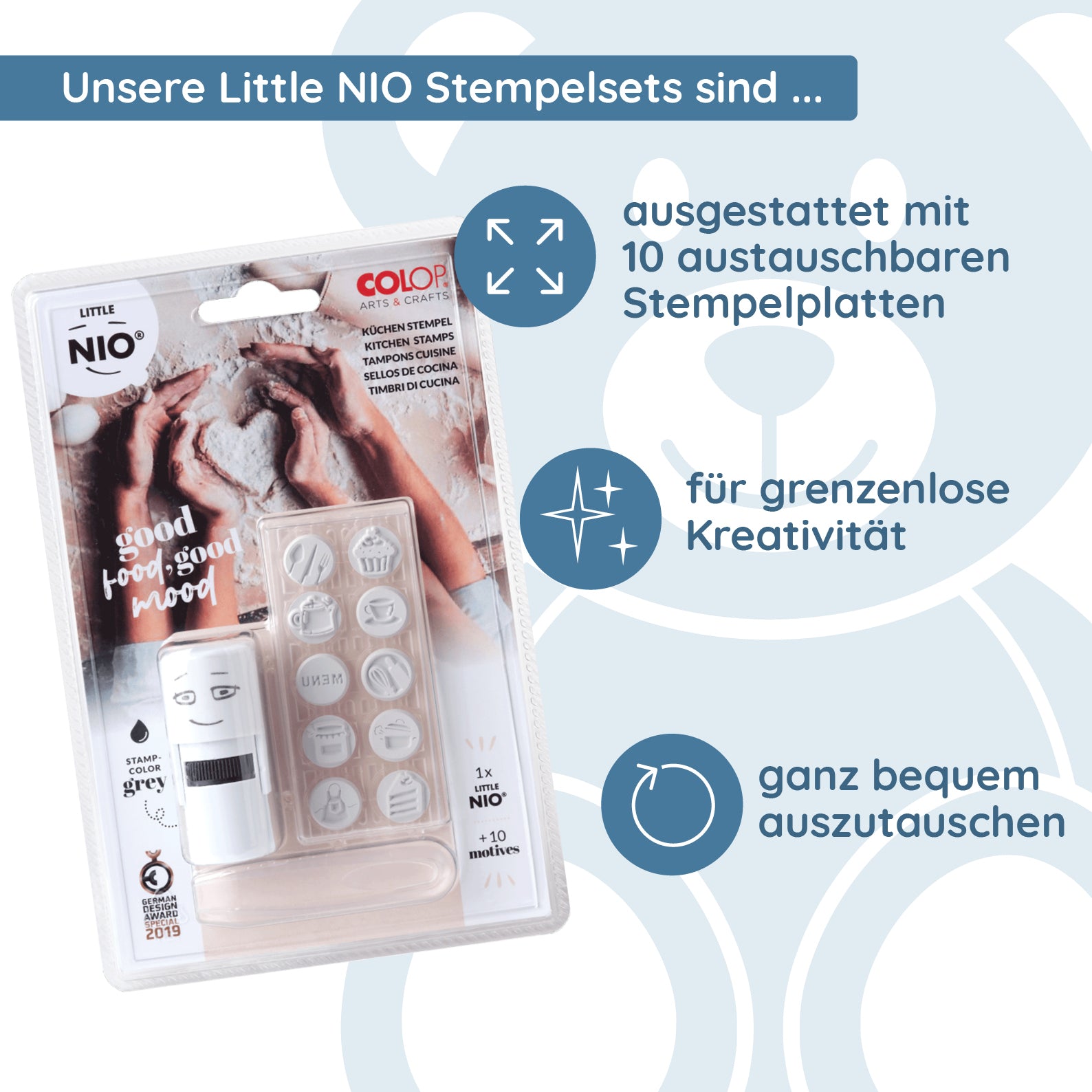 Little NIO Küche Stempelset - kinder-druckerei.de
