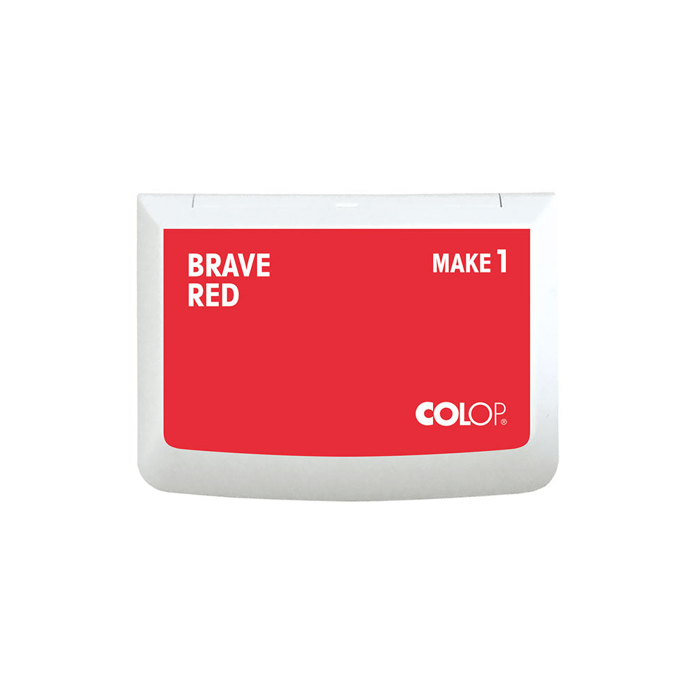 COLOP MAKE Stempelkissen rot (brave red) - kinder-druckerei.de