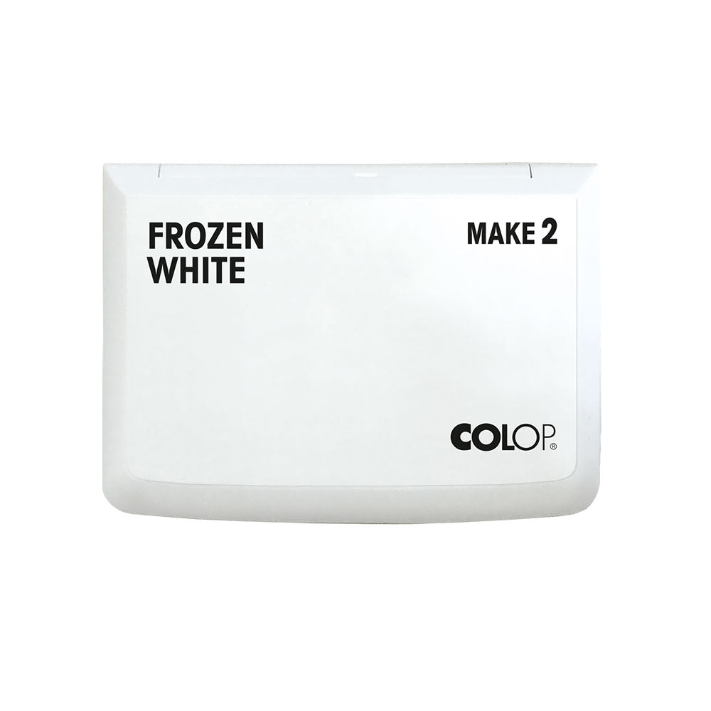 COLOP MAKE Stempelkissen weiß (frozen white) - kinder-druckerei.de