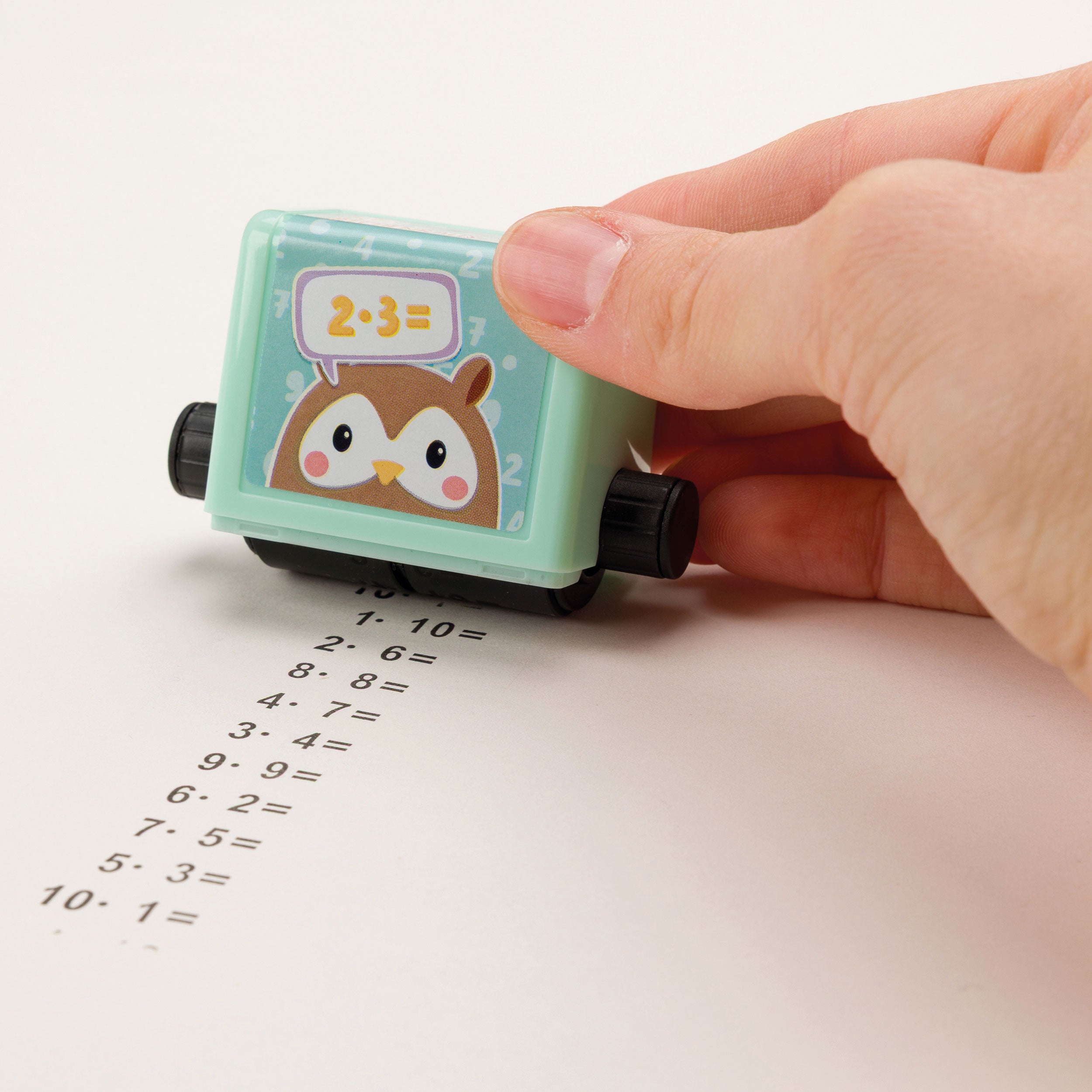 Trodat Little Dots Rechenrally™ Rollstempel Multiplizieren Rechnen - kinder-druckerei.de