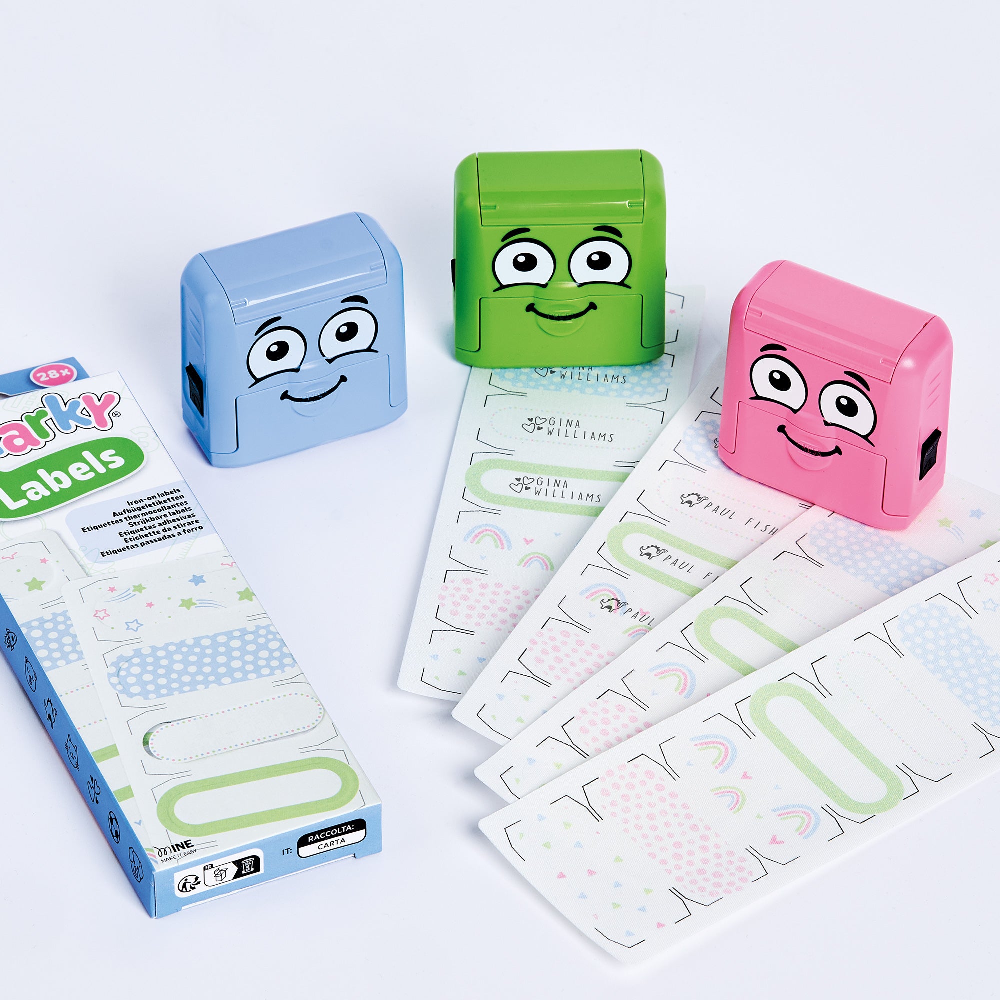 Colop Marky Aufbügeletiketten (28 Etiketten) - kinder-druckerei.de