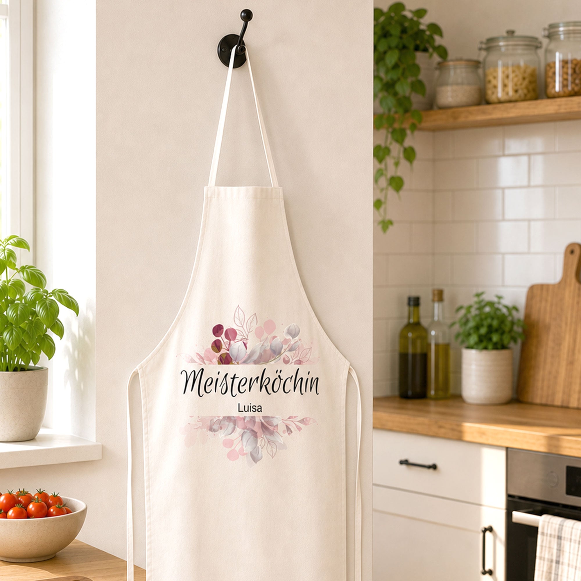 Apron with custom print